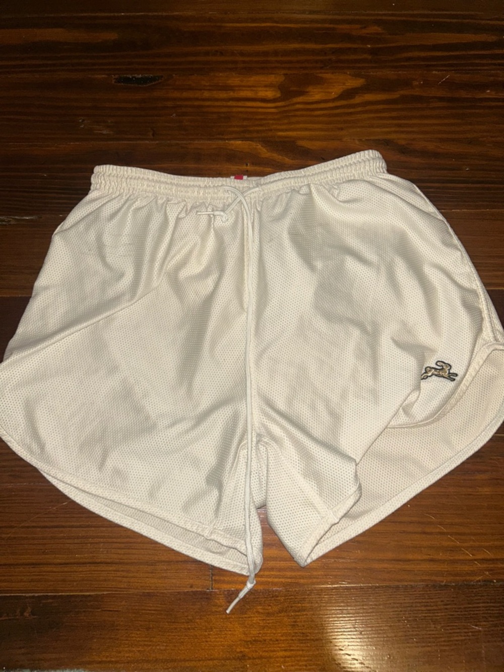 Tracksmith Women's Vancortlandt cream running Shorts